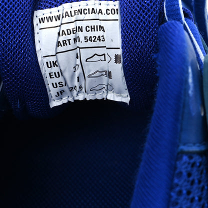 Balenciaga Mesh Nylon Womens Track Sneakers 37 Faded Blue 9 of 9