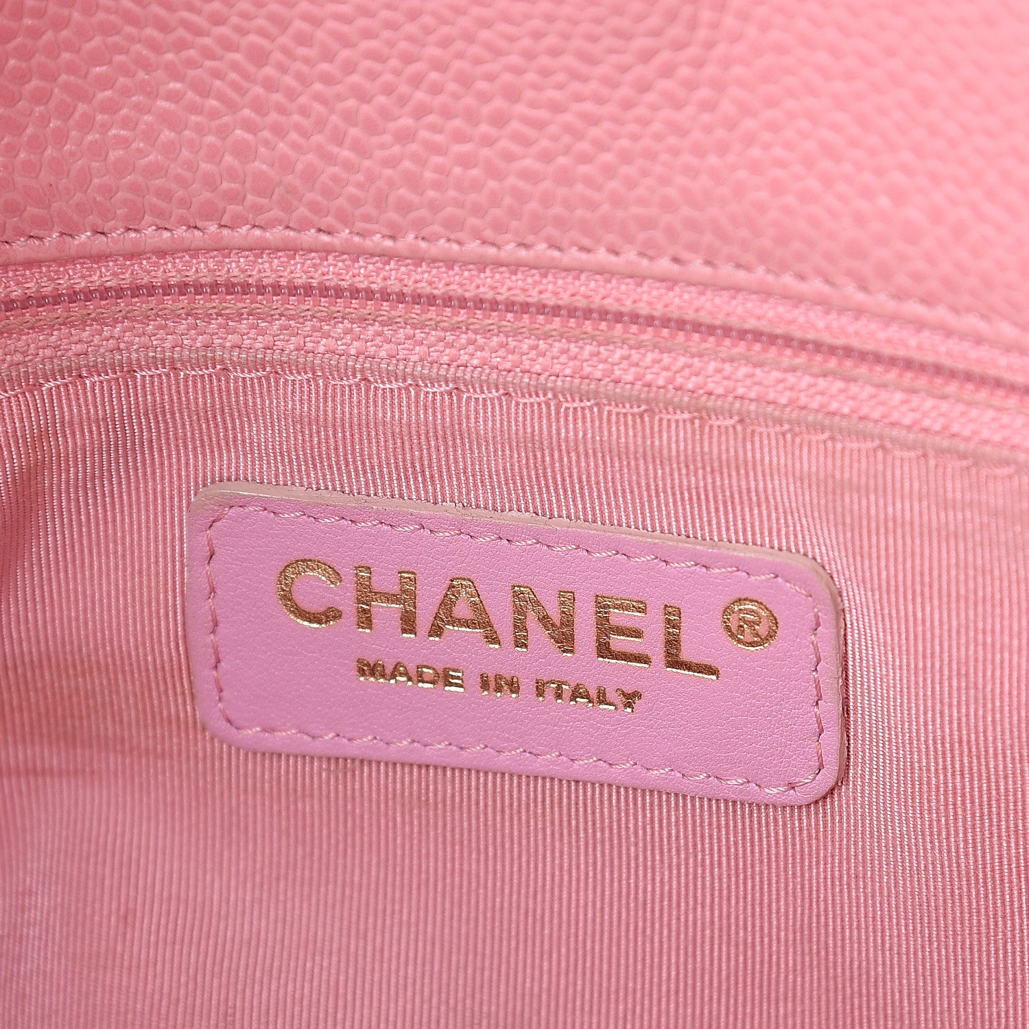 Chanel Caviar Quilted Petit Shopping Tote PST Pink 5 of 9