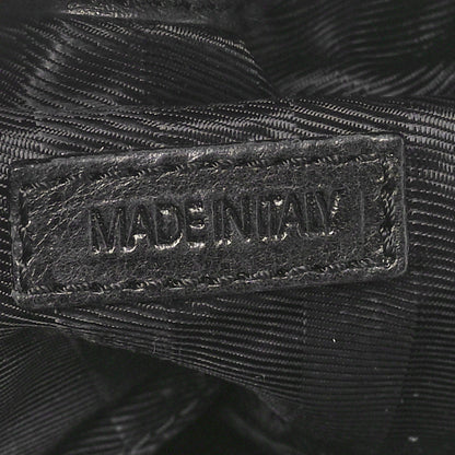 Burberry Grainy Calfskin House Check Margaret Bag Black 7 of 11