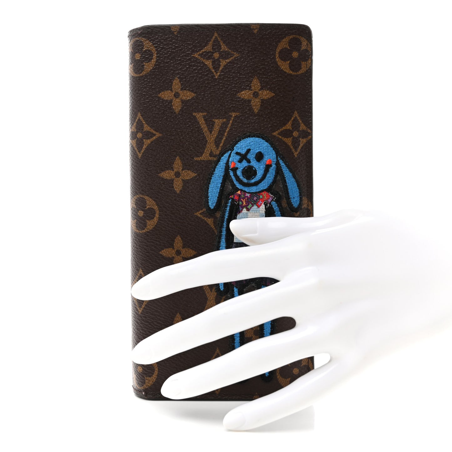 Monogram Embroidered Cartoon LV Friends Brazza Wallet