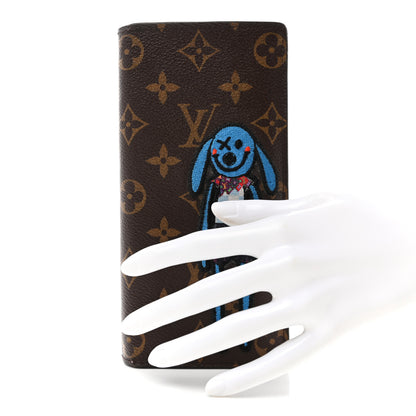 Louis Vuitton Monogram Embroidered Cartoon LV Friends Brazza Wallet 2 of 10
