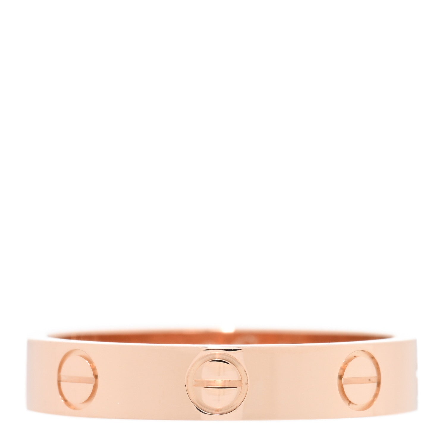 Cartier 18K Pink Gold 3.5mm LOVE Wedding Band Ring 53 6.5 1 of 4