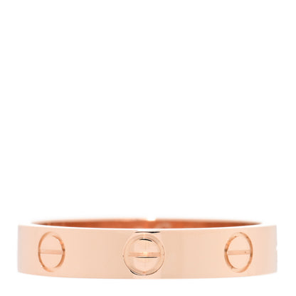 Cartier 18K Pink Gold 3.5mm LOVE Wedding Band Ring 53 6.5 1 of 4