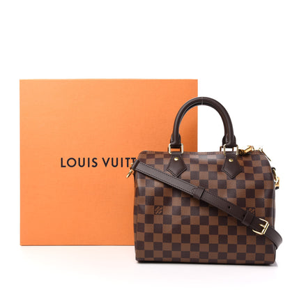 Louis Vuitton Damier Ebene Speedy Bandouliere 25 11 of 11