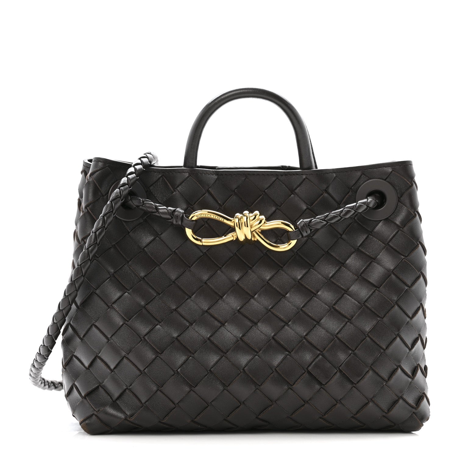 Bottega Veneta Nappa Intrecciato Small Andiamo Shoulder Bag Fondant 1 of 12