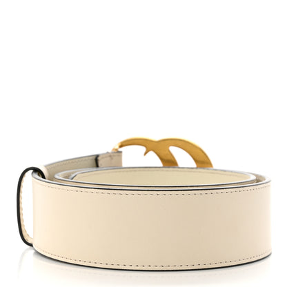 Gucci Calfskin Double G 40mm Belt 70 28 Mystic White 2 of 5