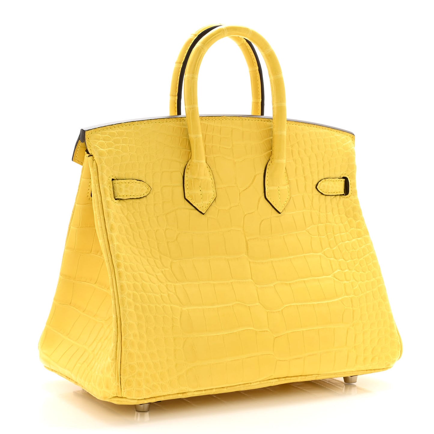 Matte Alligator Birkin 25 Mimosa