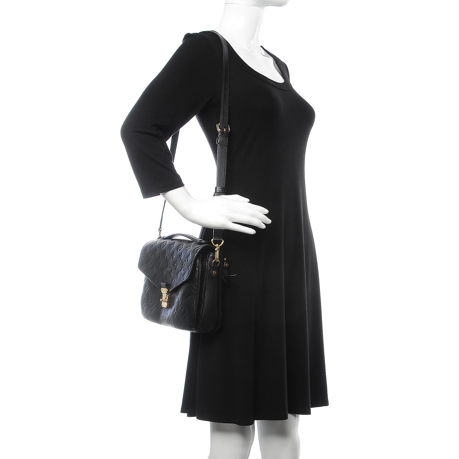 Louis Vuitton Empreinte Pochette Metis Black 2 of 8