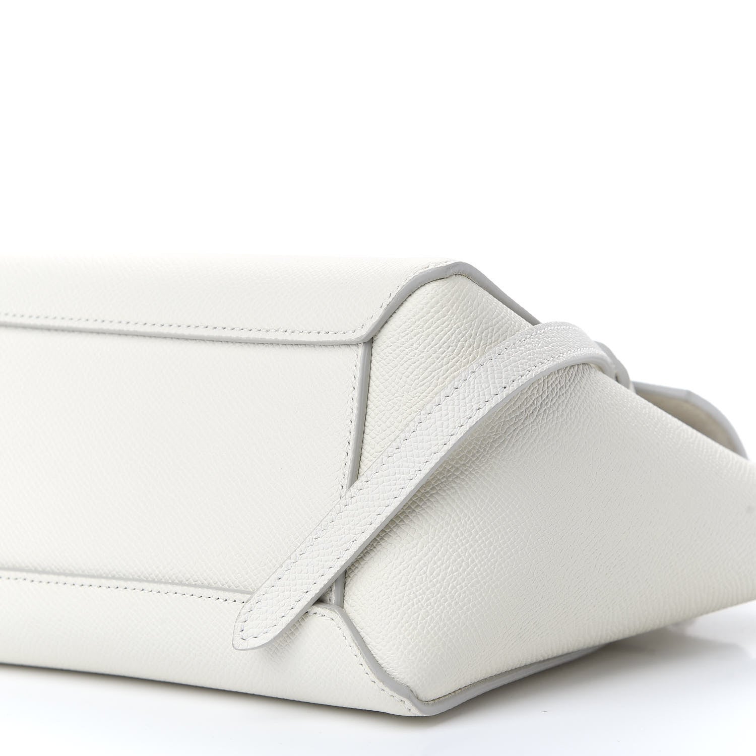 Celine Grained Calfskin Nano Belt Bag White 9 of 11