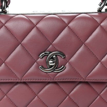 Chanel Lambskin Quilted Small Trendy CC Flap Dual Handle Bag Pink 10 of 10