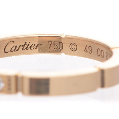 Cartier 18K Yellow Gold Diamond Maillon Panthere Wedding Band Ring 49 5.75 4 of 5