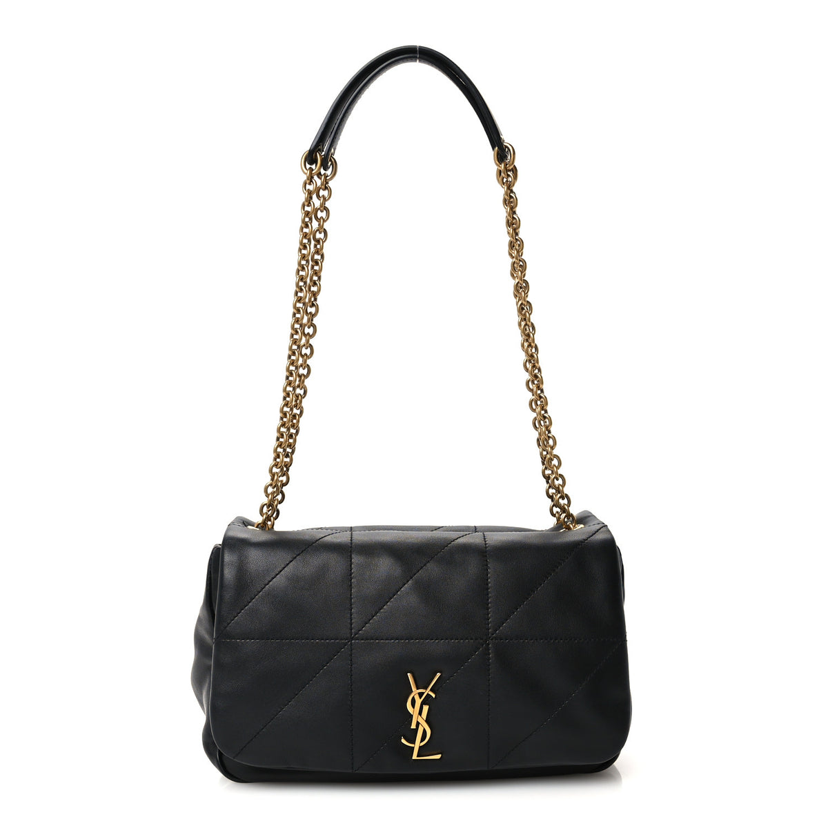Saint Laurent Lambskin Matelasse Monogram Small Jamie 4.3 Black 1 of 11