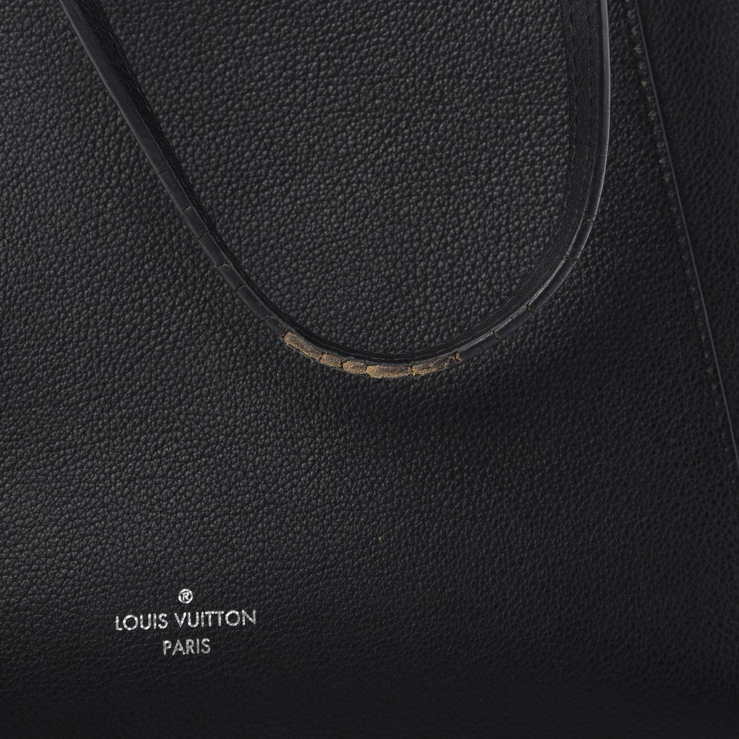 Calfskin Lockme Cabas Black