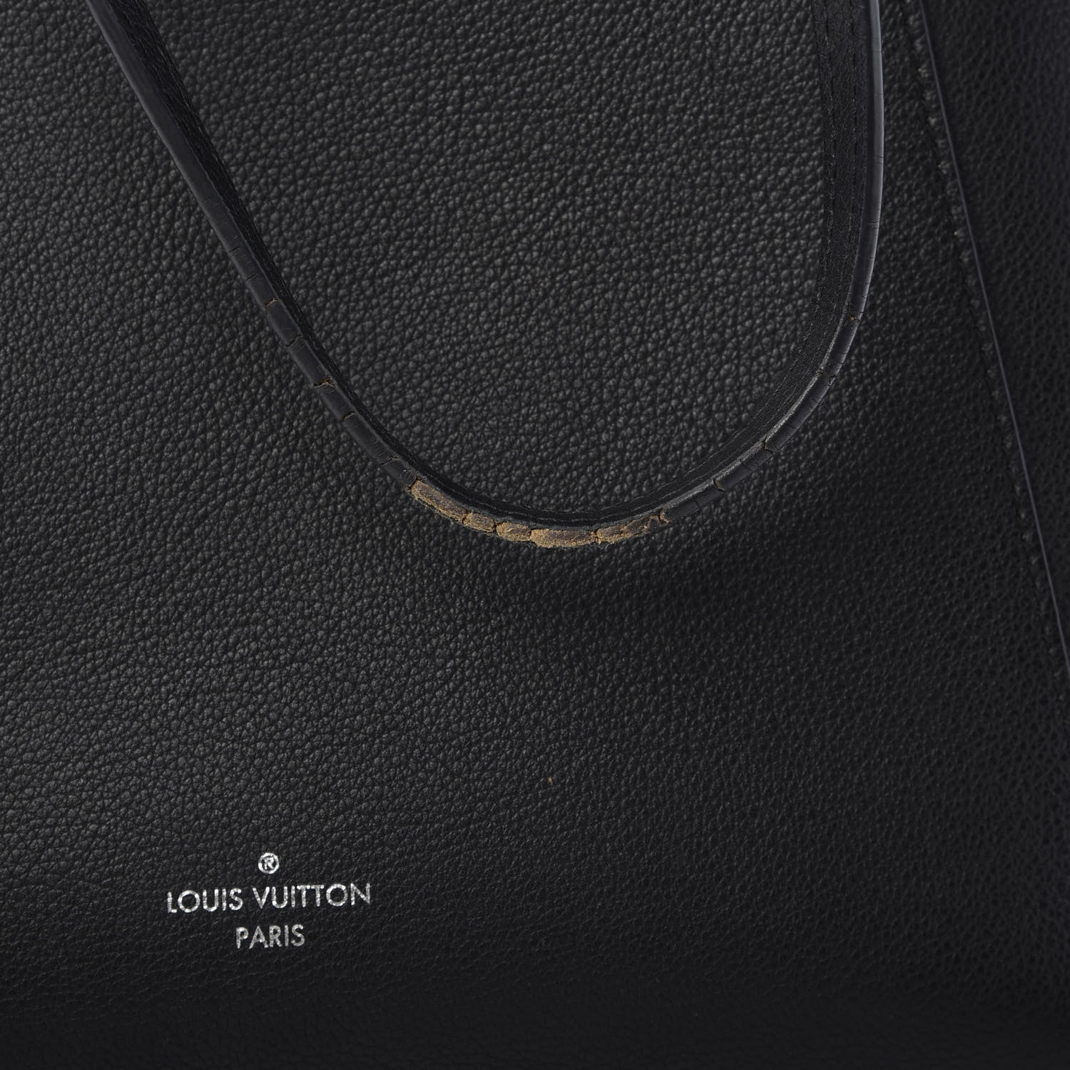 Louis Vuitton Calfskin Lockme Cabas Black 12 of 17
