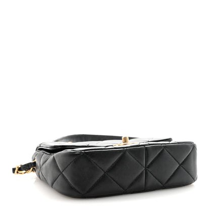 Chanel Lambskin Quilted Small CC Links Flap Black 4 of 11