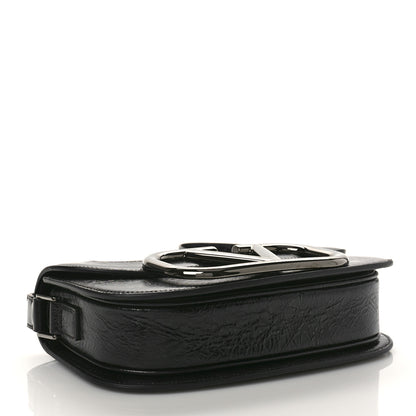 Valentino Garavani Brushed Calfskin Supervee Shoulder Bag Black 4 of 8