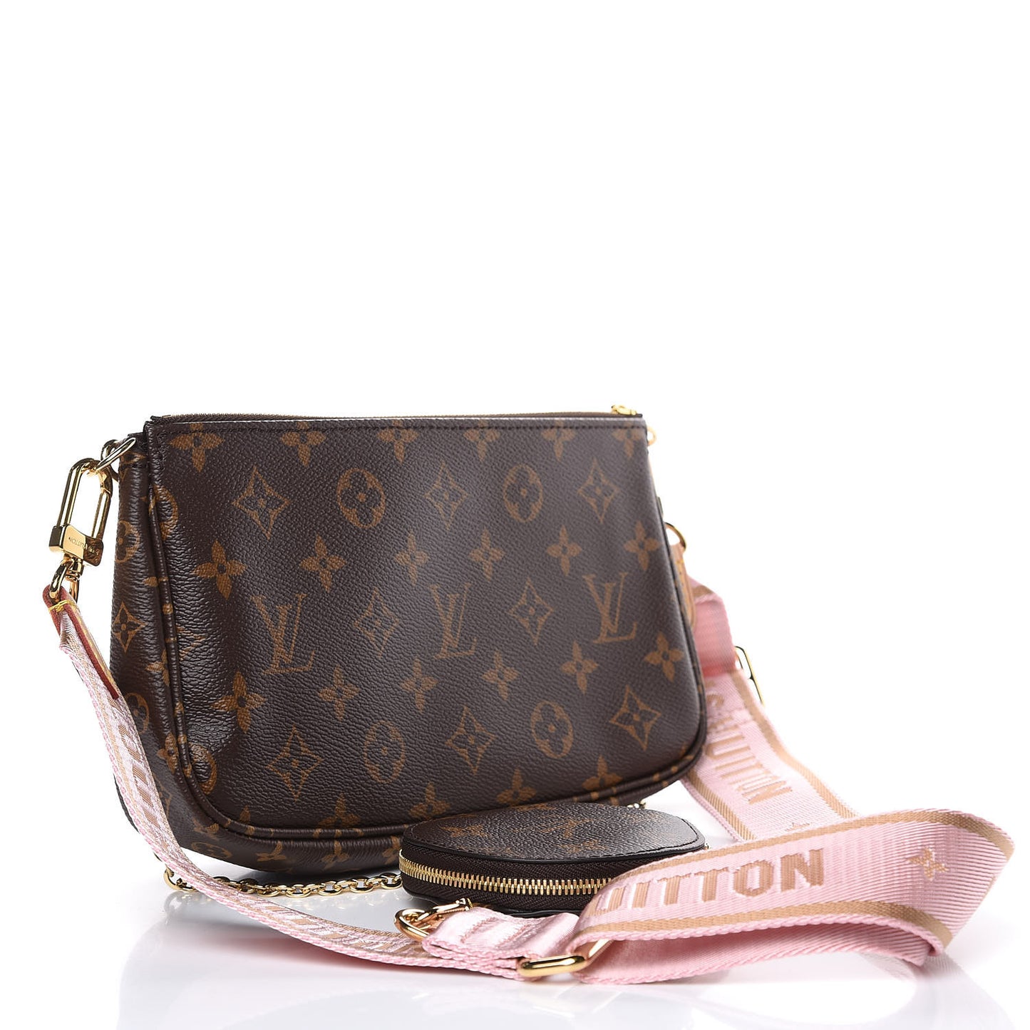 Monogram Multi Pochette Accessories Rose Clair