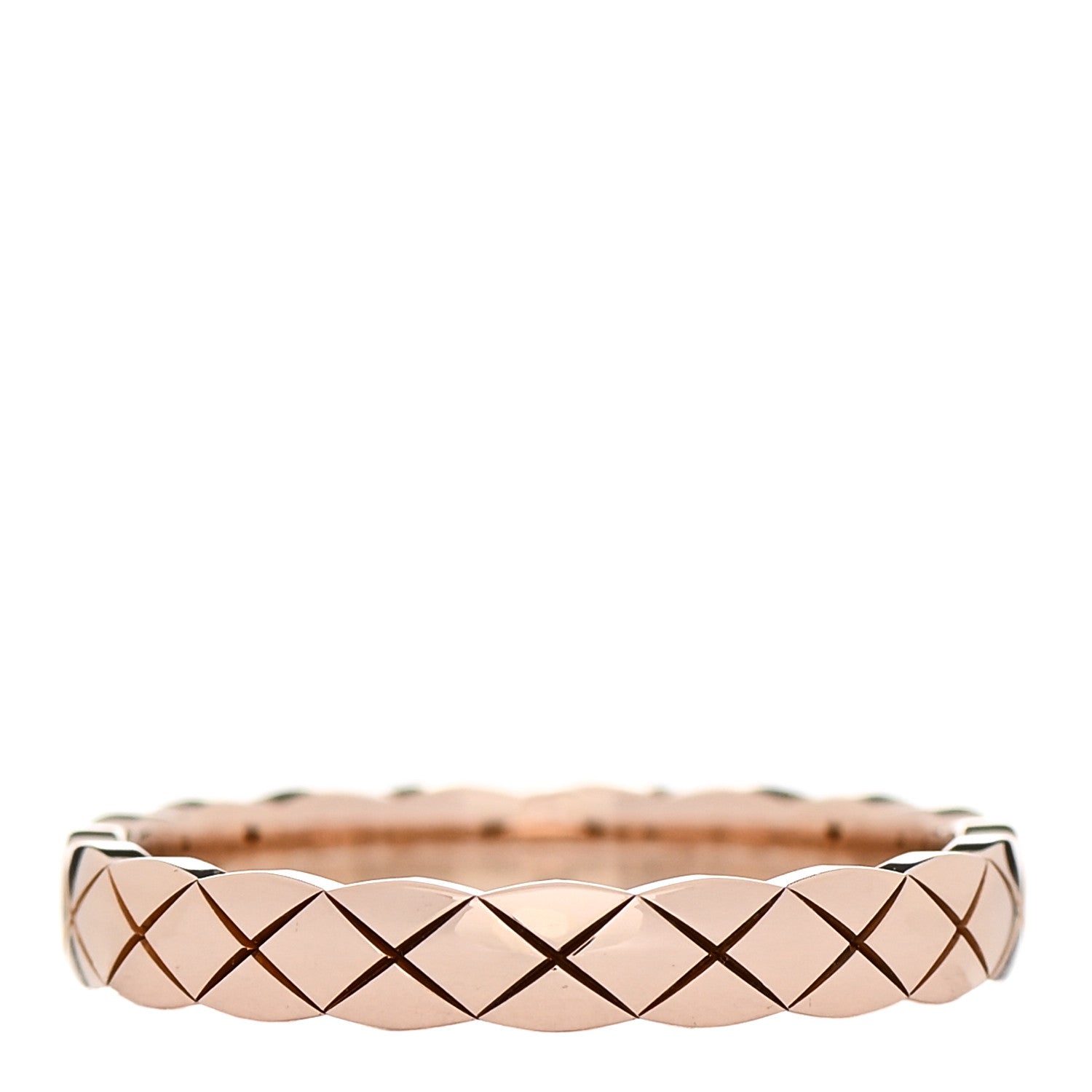 Chanel 18K Beige Gold Mini Coco Crush Ring 56 7.5 3 of 5
