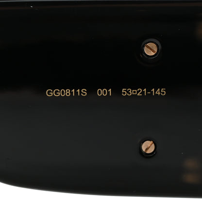 Gucci Acetate Rectangular Sunglasses GG0811S Black 5 of 7