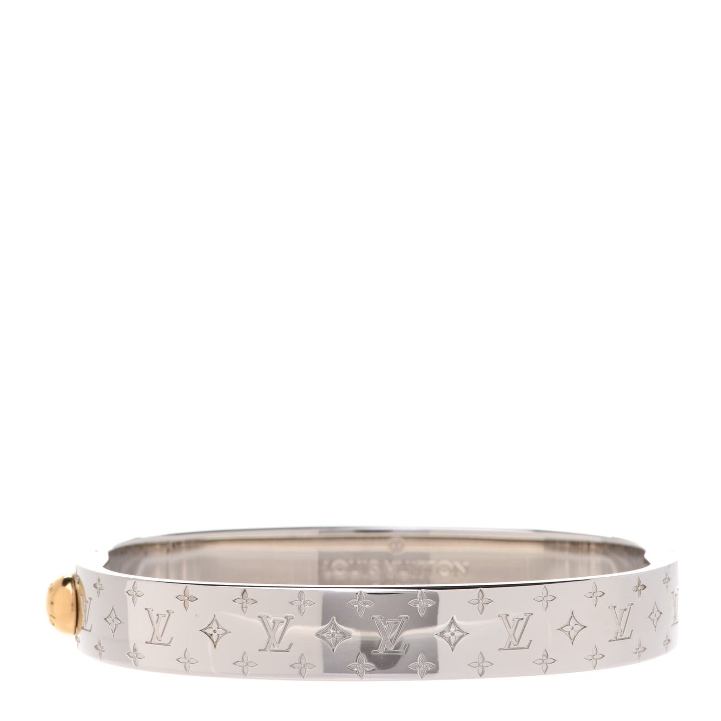 Palladium Monogram Nanogram Cuff S