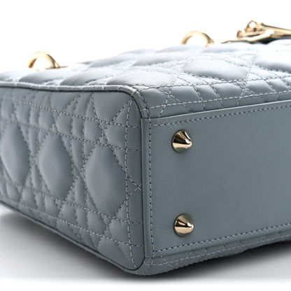 Christian Dior Lambskin Cannage Small My ABCDior Lady Dior Cloud Blue 7 of 8