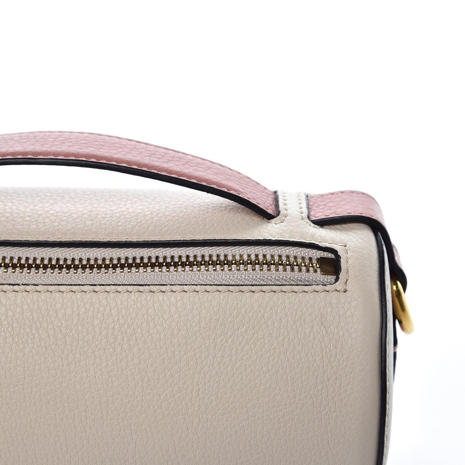 Burberry Calfskin The Barrel Bag Limestone Dusty Rose 10 of 11