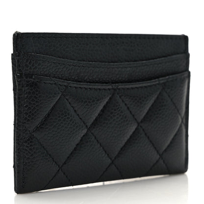 Chanel Caviar Quilted Card Holder Black 3 of 10