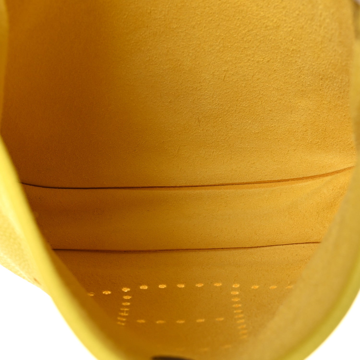Hermes Taurillon Clemence Evelyne III PM Lime 5 of 10