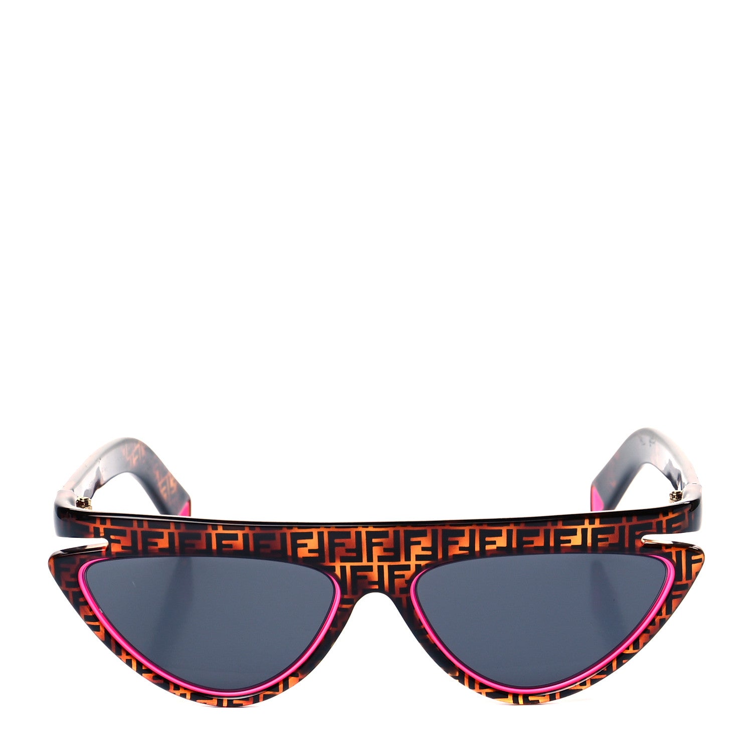 Fendi Acetate Sunglasses FF 0384/S Havana Pink 4 of 7