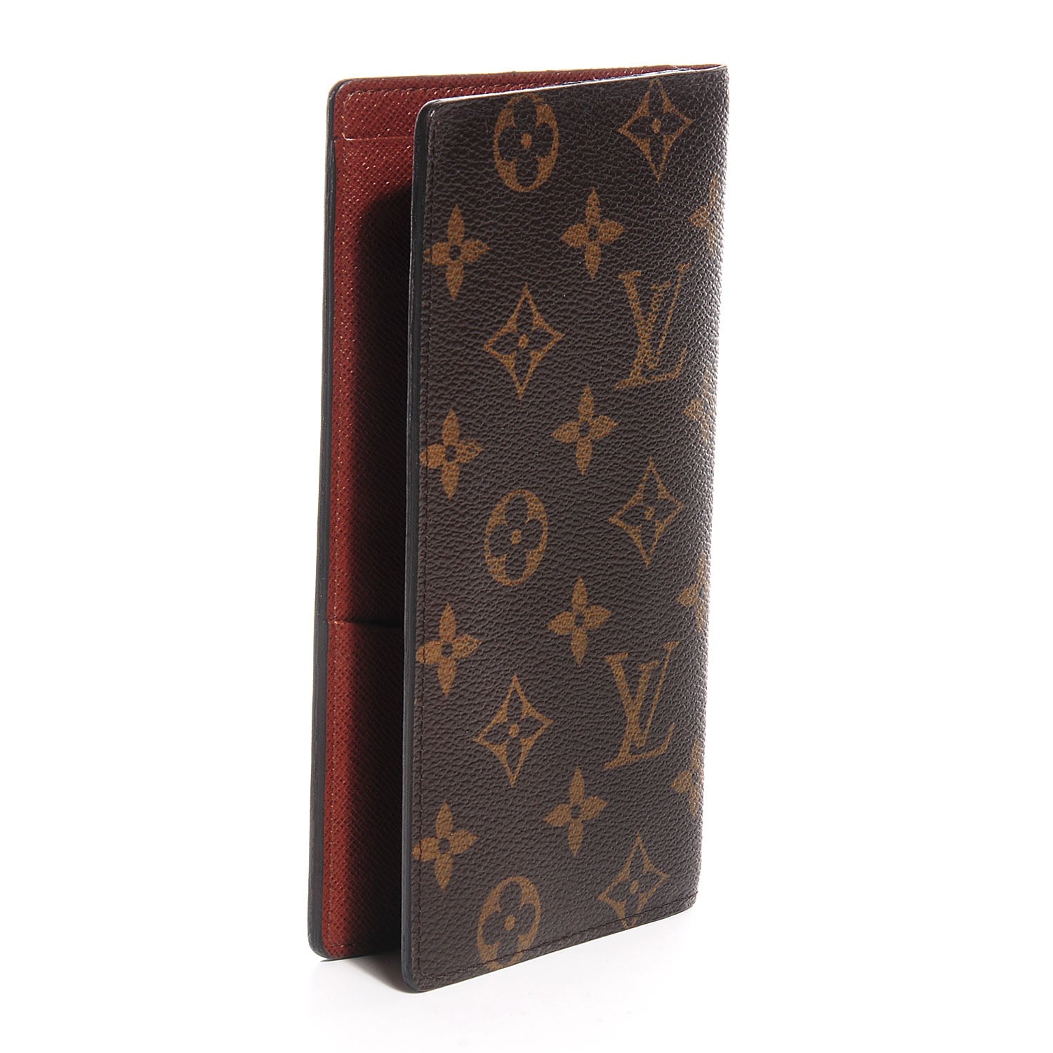 Louis Vuitton Monogram Porte Valeurs Checkbook Wallet 3 of 7