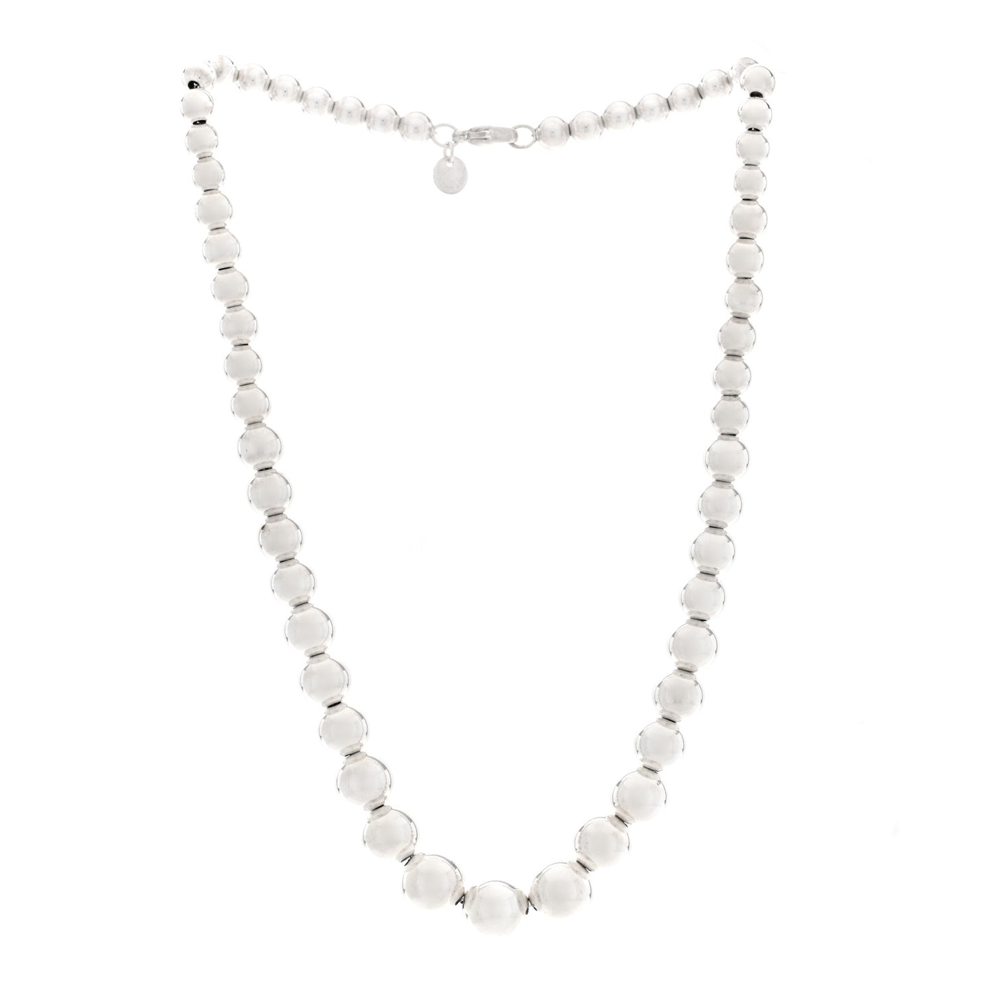 Sterling Silver 10mm Hardwear Ball Necklace