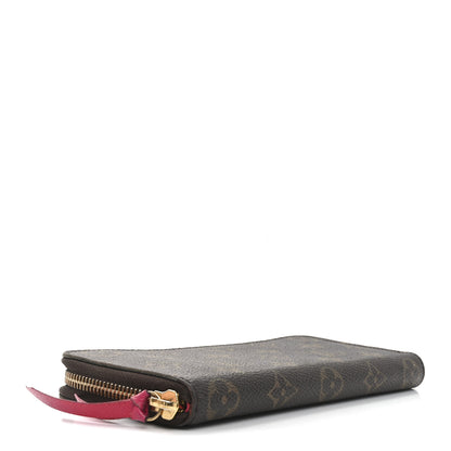 Louis Vuitton Monogram Clemence Wallet Fuchsia 4 of 6