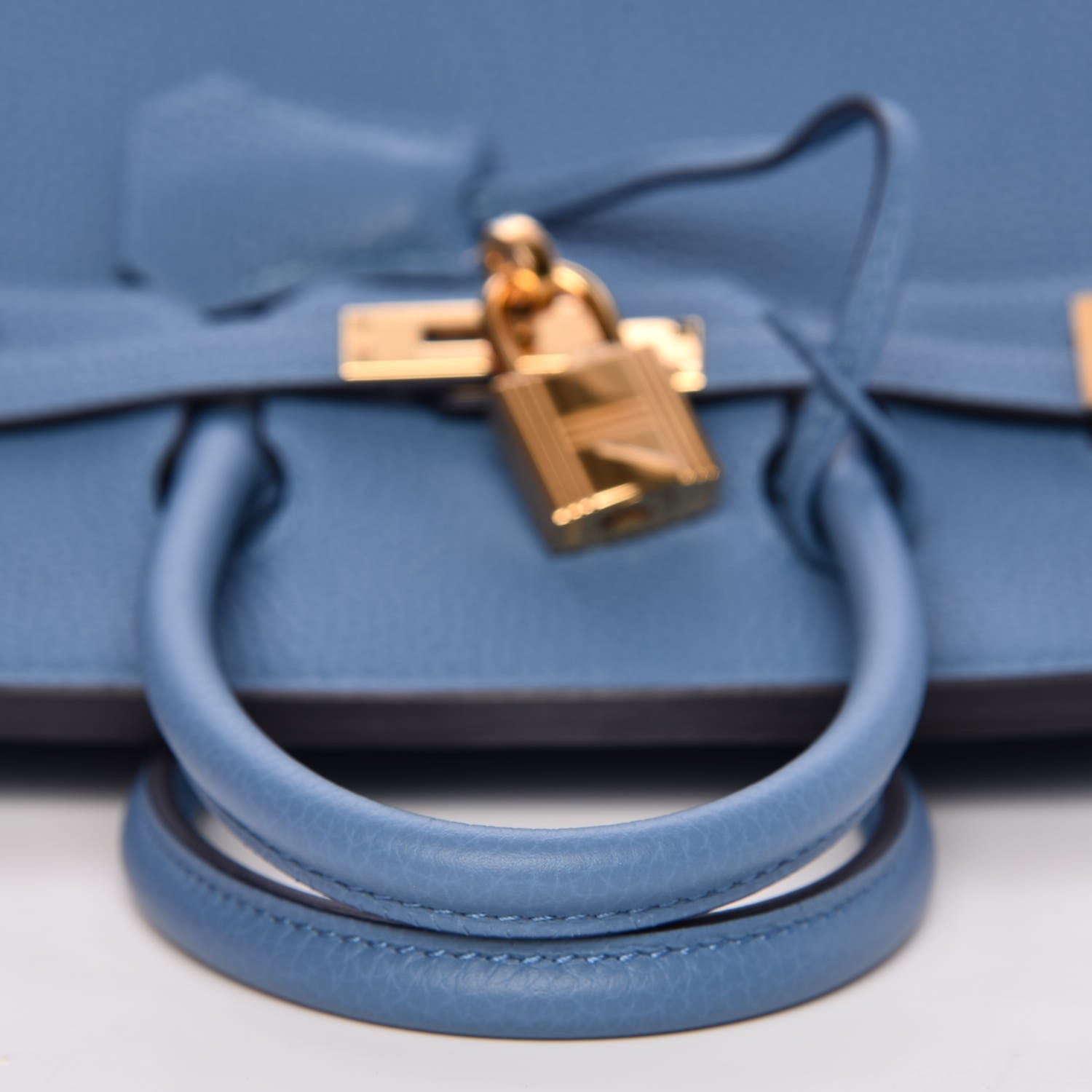 Hermes Togo Birkin 25 Azur 11 of 33