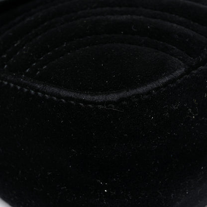 Gucci Velvet Matelasse Mini GG Marmont Shoulder Bag Black 16 of 17