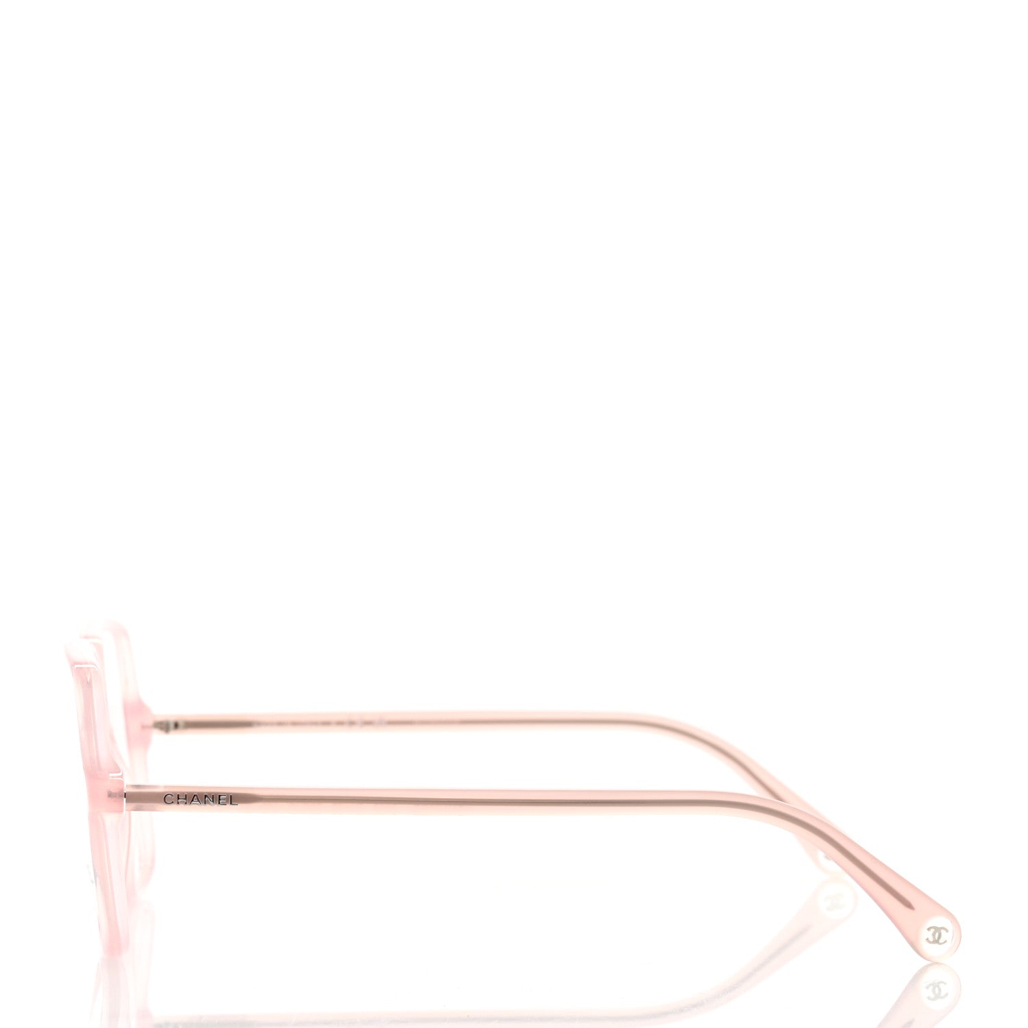 Chanel Acetate Square Eyeglasses 3448 Light Pink 3 of 7