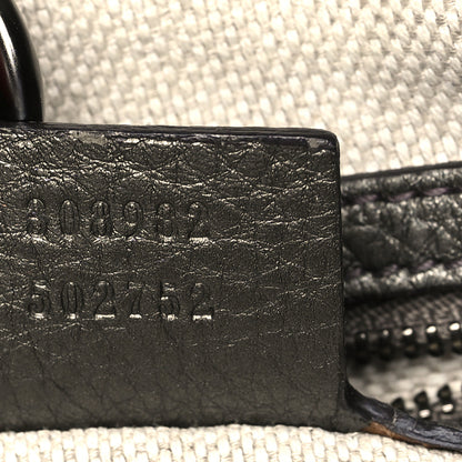 Gucci Metallic Pebbled Calfskin Medium Soho Chain Shoulder Bag Sasso 7 of 9