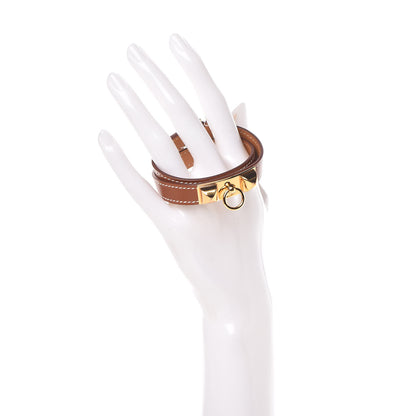Hermes Barenia Rivale Double Tour Bracelet S Fauve 2 of 6