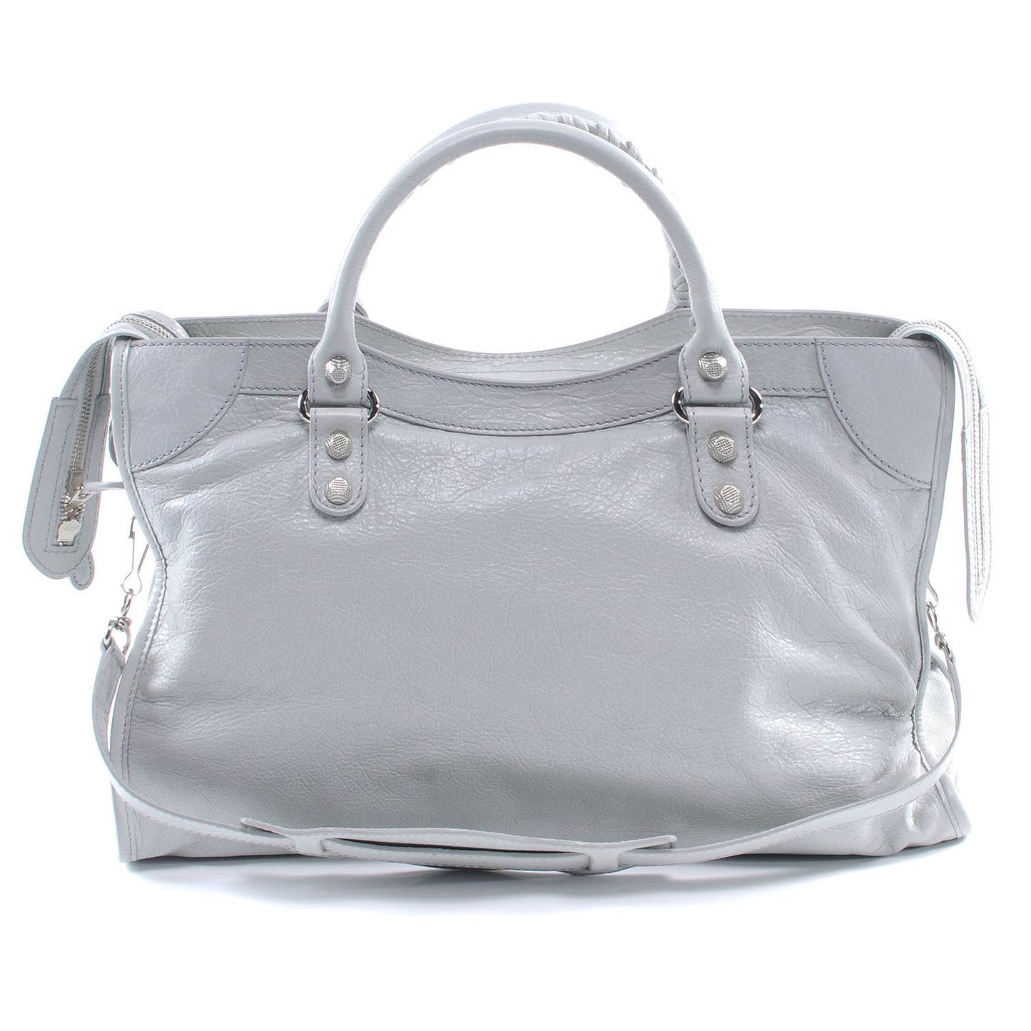 Agneau Giant 12 Silver Hardware City Gris Glace