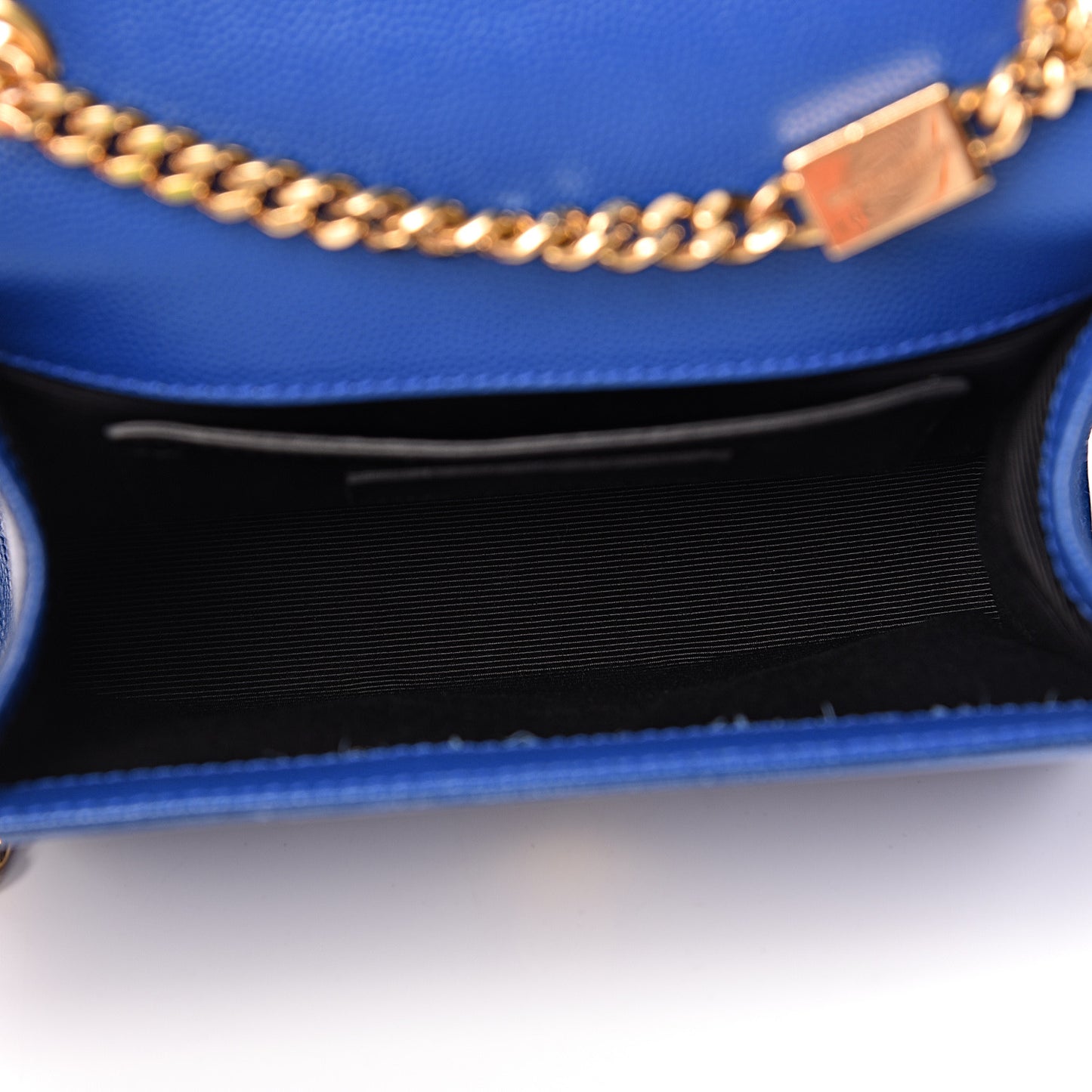 Grain De Poudre Small Classic Monogram Kate Satchel Royal Blue
