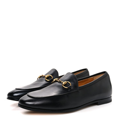 Gucci Calfskin Womens Jordaan Loafers 35.5 Black 4 of 11