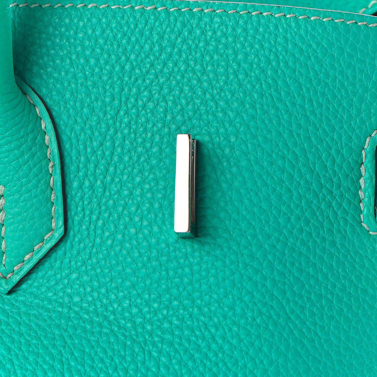 Hermes Togo Birkin 35 Bleu Paon 25 of 34