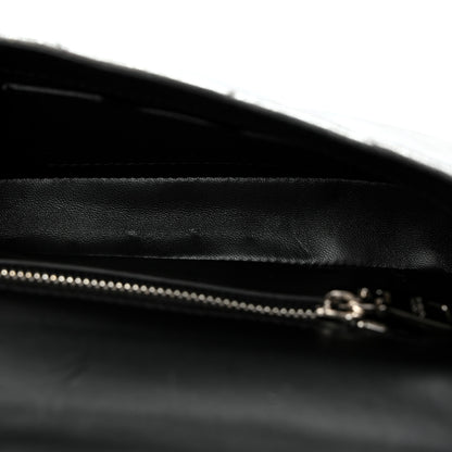 Dolce & Gabbana DOLCE GABBANA Laminato Vitello 3.5 Chain Flap Crossbody Bag Silver 5 of 9