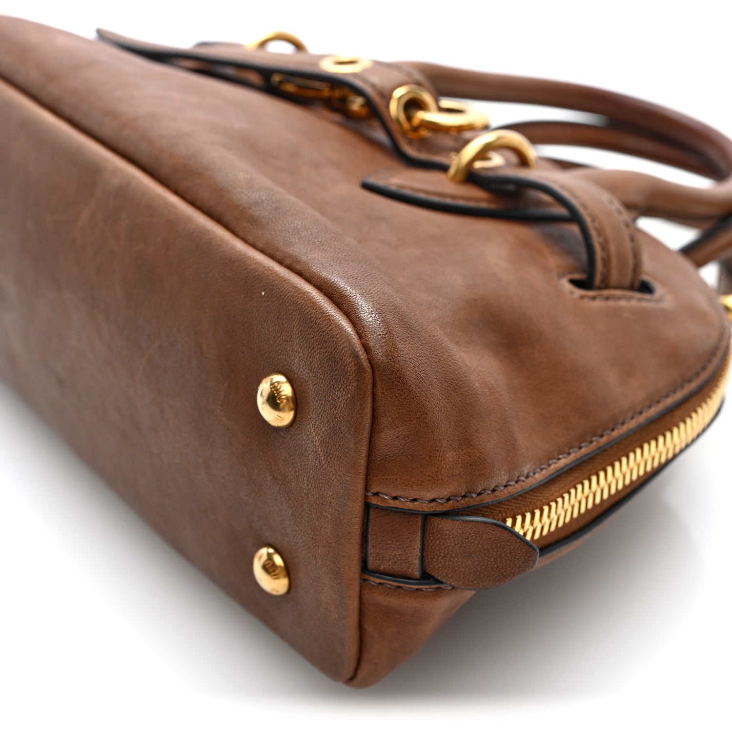 Miu Miu Nappa Aviator Small Aventure Bag Rovere 9 of 9
