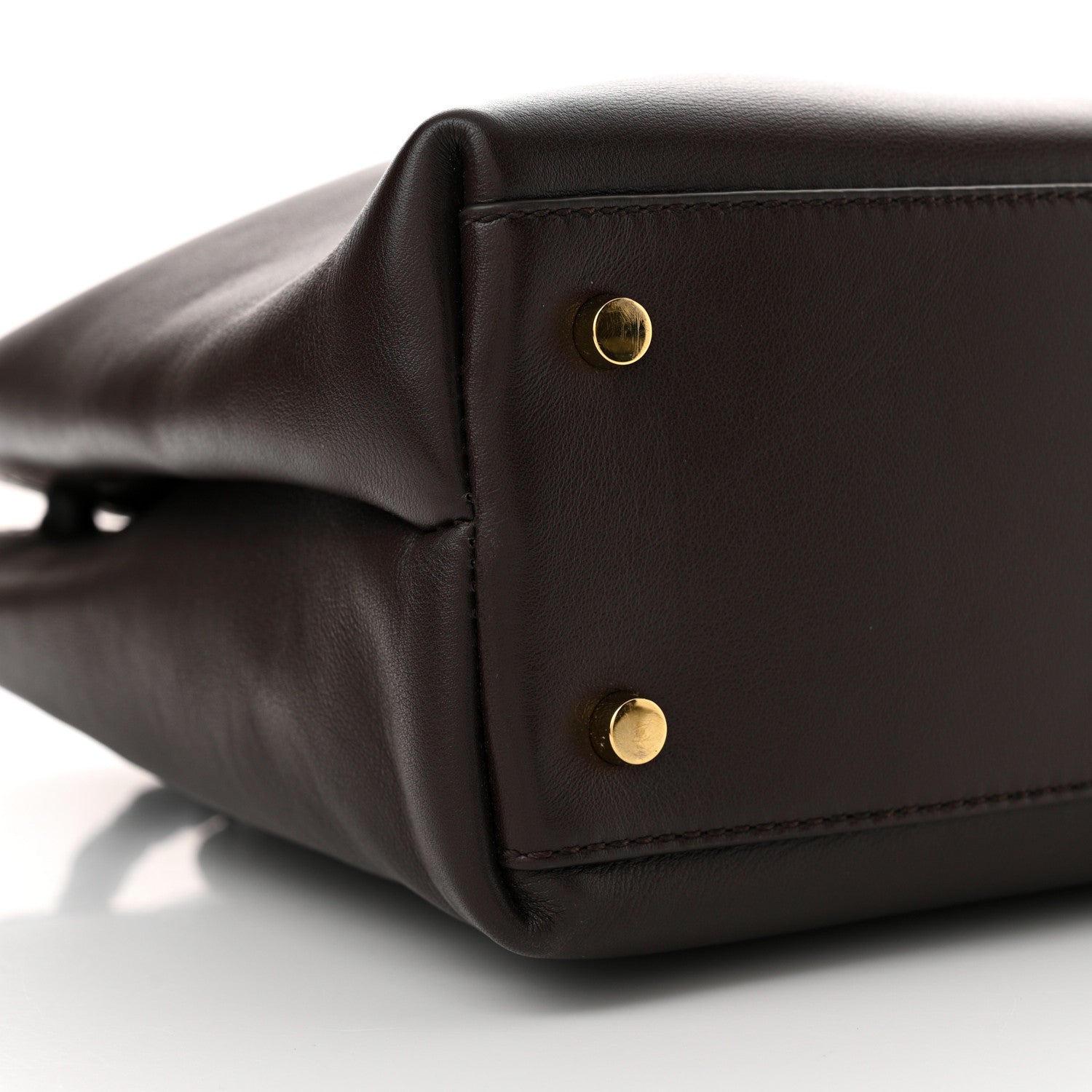 Bottega Veneta Silky Calfskin Medium Andiamo Shoulder Bag Fondant 8 of 9