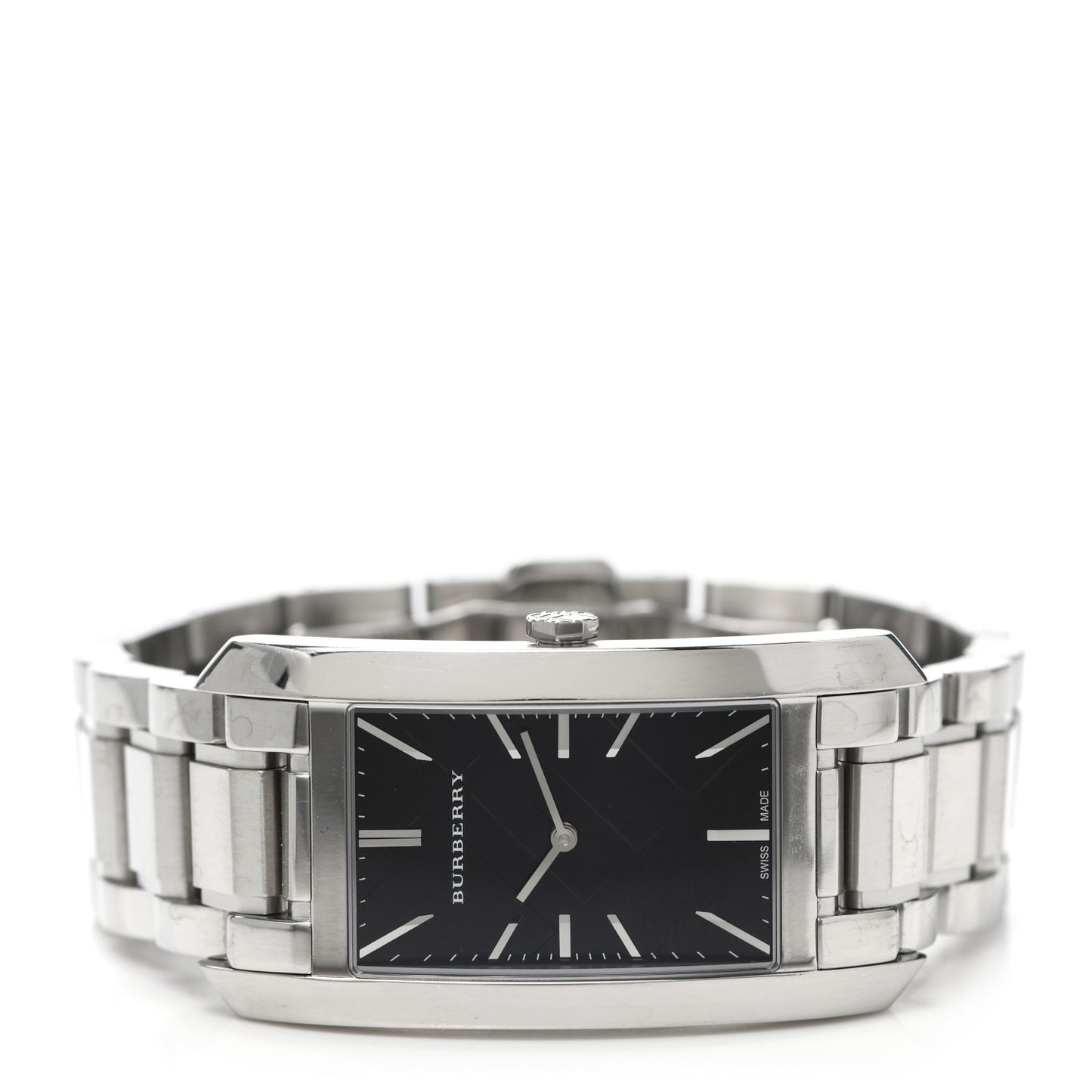 Stainless Steel 25mm Heritage Quartz Watch Black BU9401