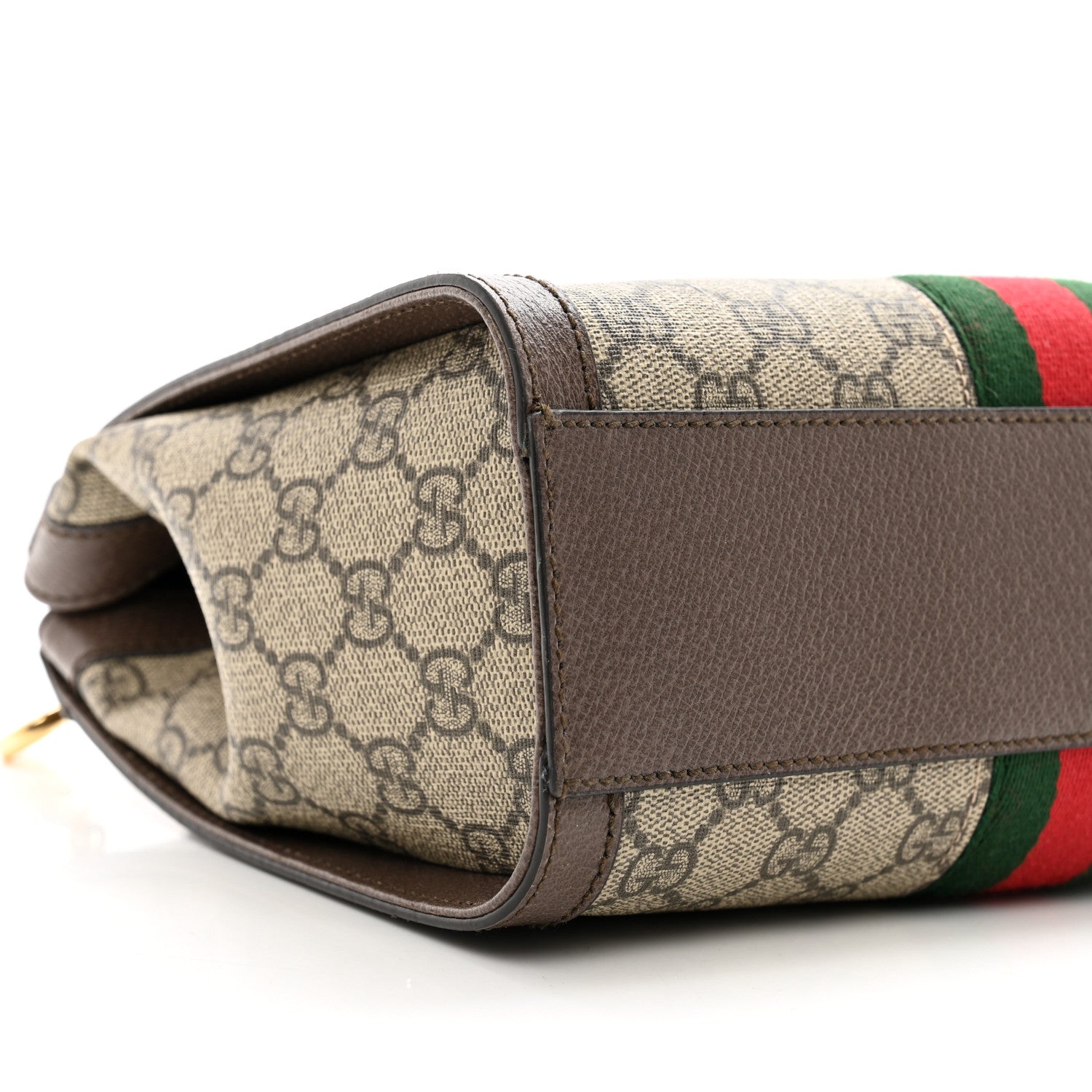 Gucci GG Supreme Monogram Small Ophidia Tote Bag Brown 9 of 10