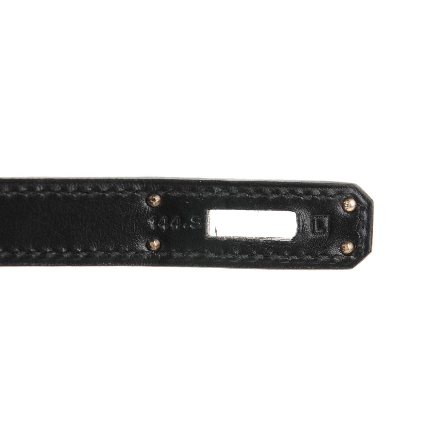 Hermes Box Kelly Cut Clutch Black 8 of 13
