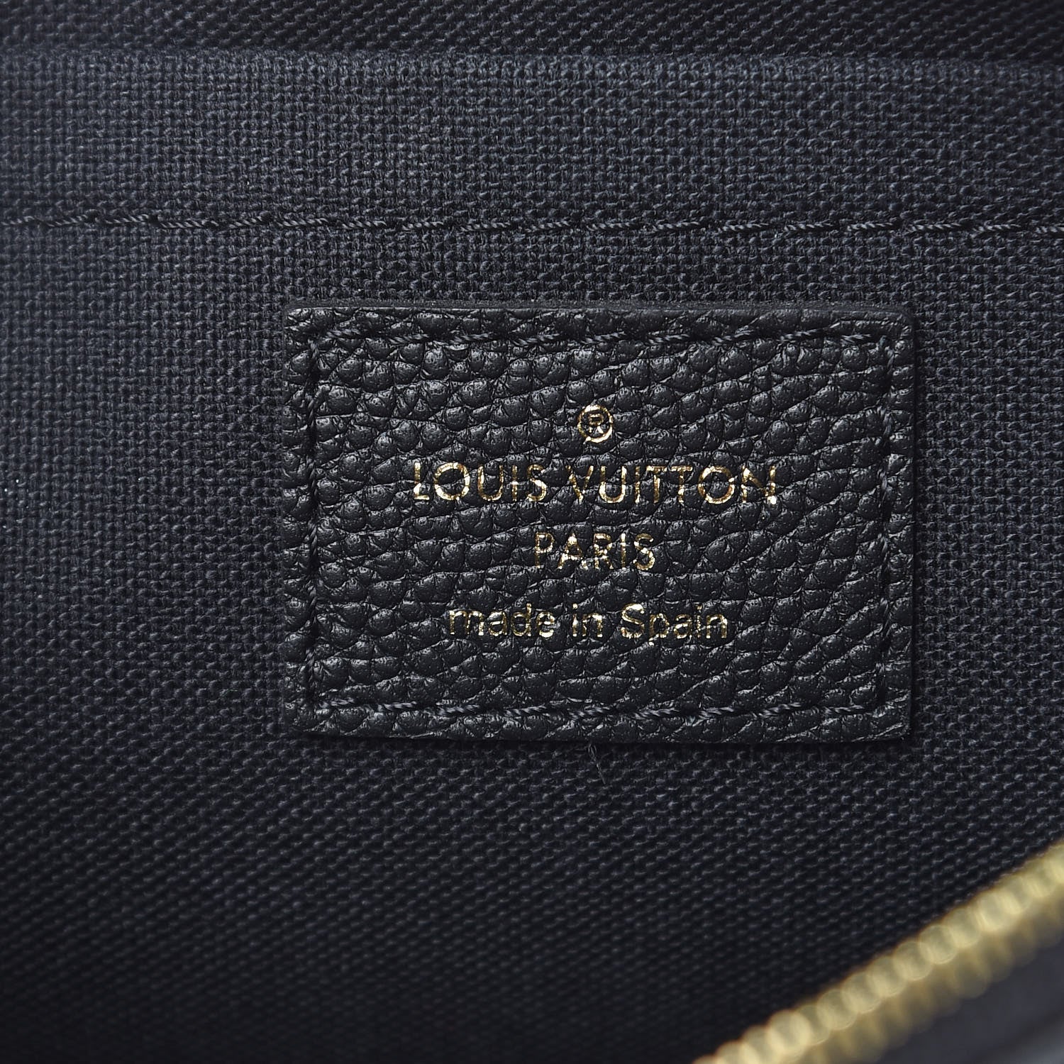 Louis Vuitton Monogram Pallas Clutch Black 6 of 9