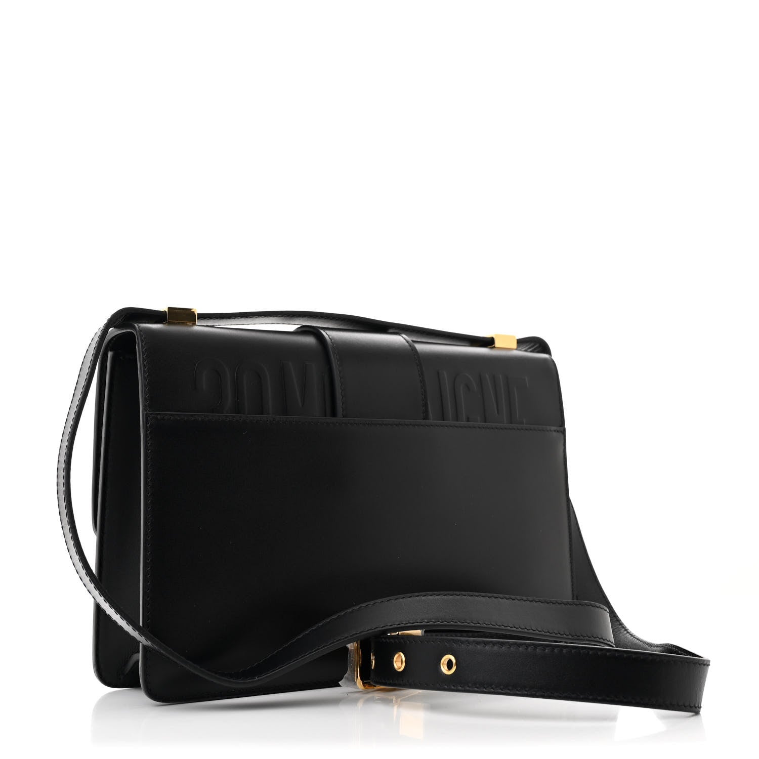 Christian Dior Box Calfskin 30 Montaigne Flap Bag Black 3 of 11