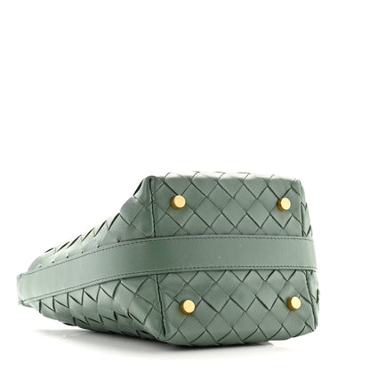 Bottega Veneta Calfskin Nappa Intrecciato Candy Wallace Aloe 4 of 13
